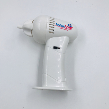 Curățător electric pentru urechi cu linguriță de urechi și masaj, alb