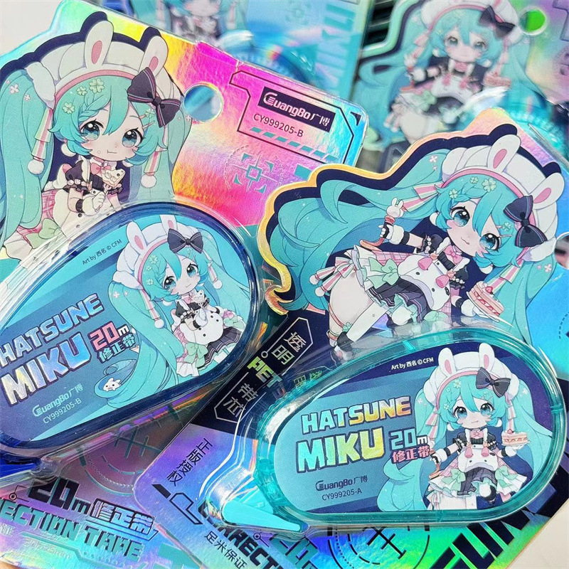 Guangbo CY999205 Корекционна лента Hatsune Miku – сладка ученическа карикатура