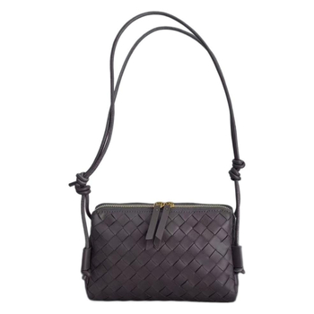 2025 nova torbica od ovčje kože s pletenim uzorkom u obliku školjke, naramenica ili crossbody remen, ručna torba, zatvarač s čvorom, mali kvadratni oblik