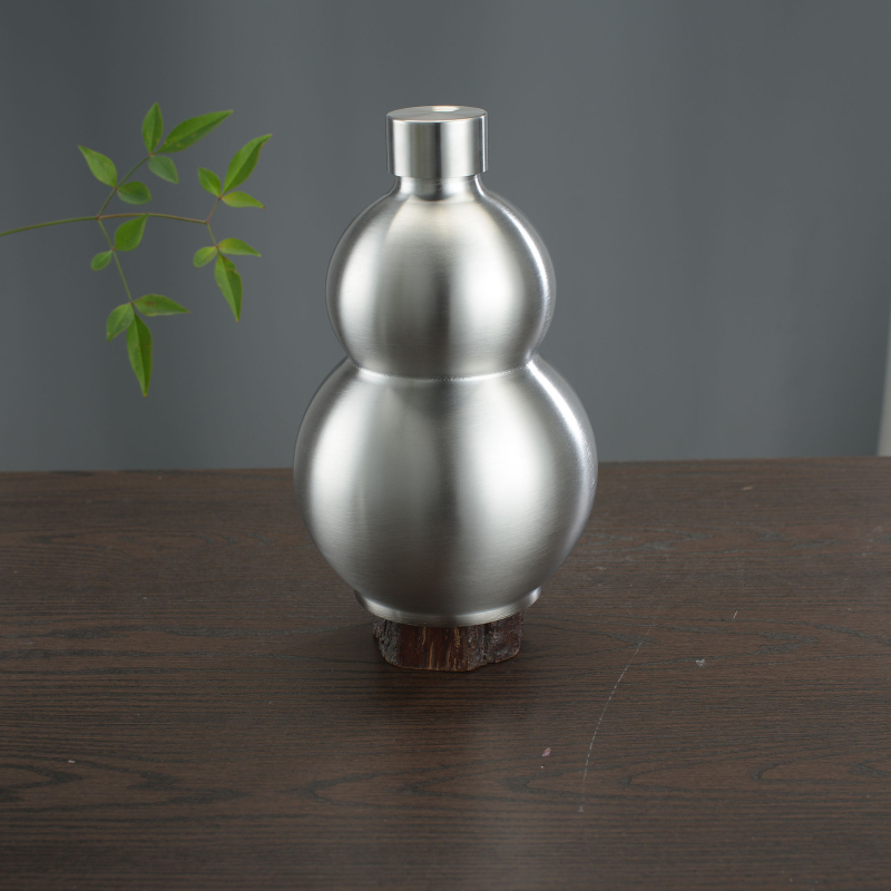 Flacon de vin din oțel inoxidabil, în formă de dovleac, cu un singur strat, 304 oțel inoxidabil, design minimalist