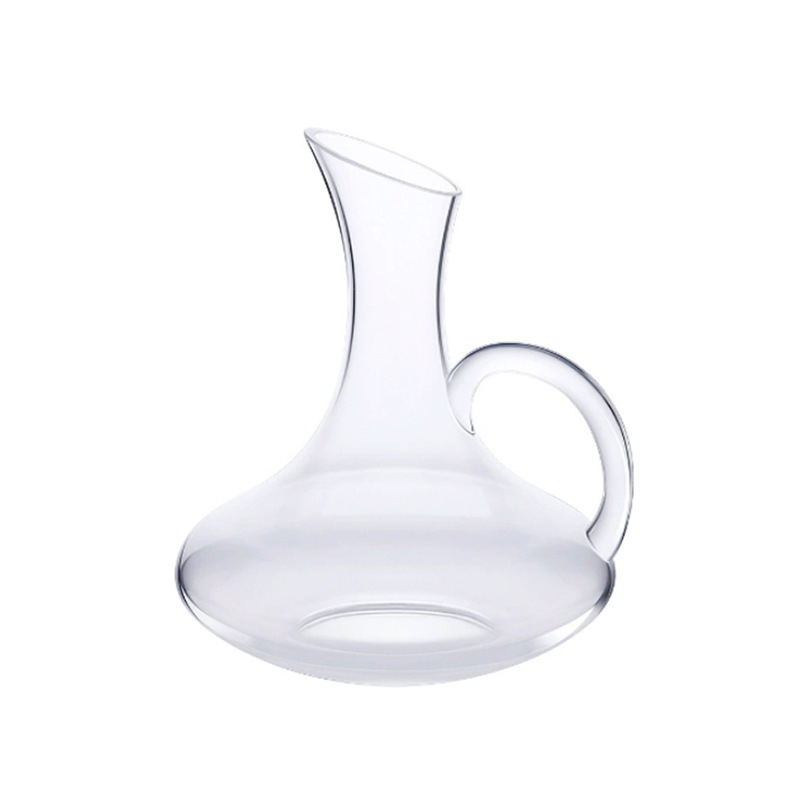 Decantor de vin roșu din cristal, cu mâner, separator de vin, set pentru hoteluri europene
