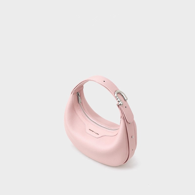 Valódi bőrből készült félhold alakú oldaltáska cipzárral, városi minimalist dizájn, válltáska/crossbody, közepes méret, őszi 2025