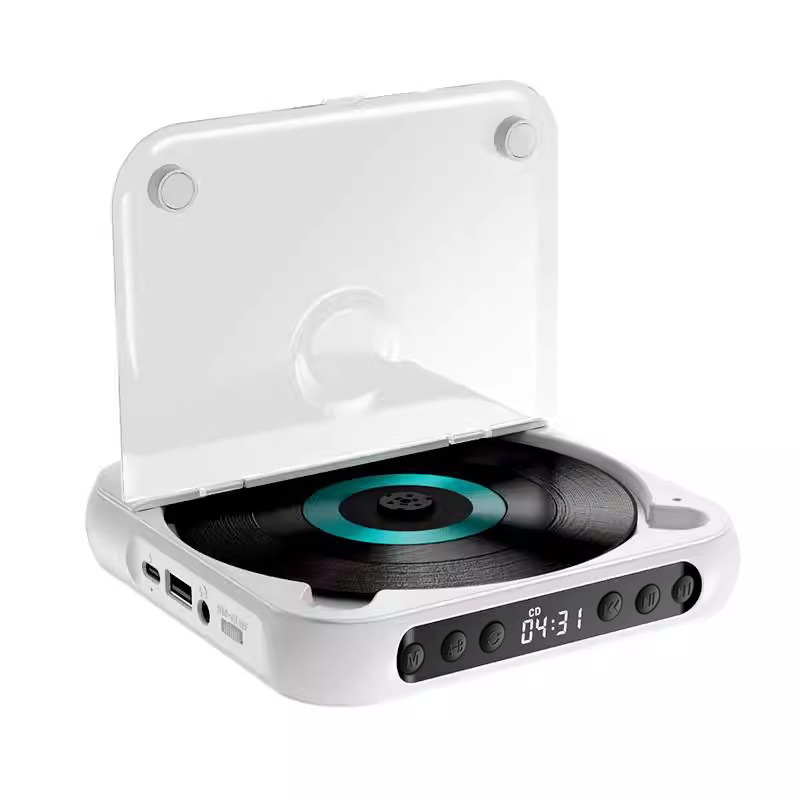 Нов компакт CD плеър 2025, портативен говорител, мини Walkman стил, Bluetooth за ученици
