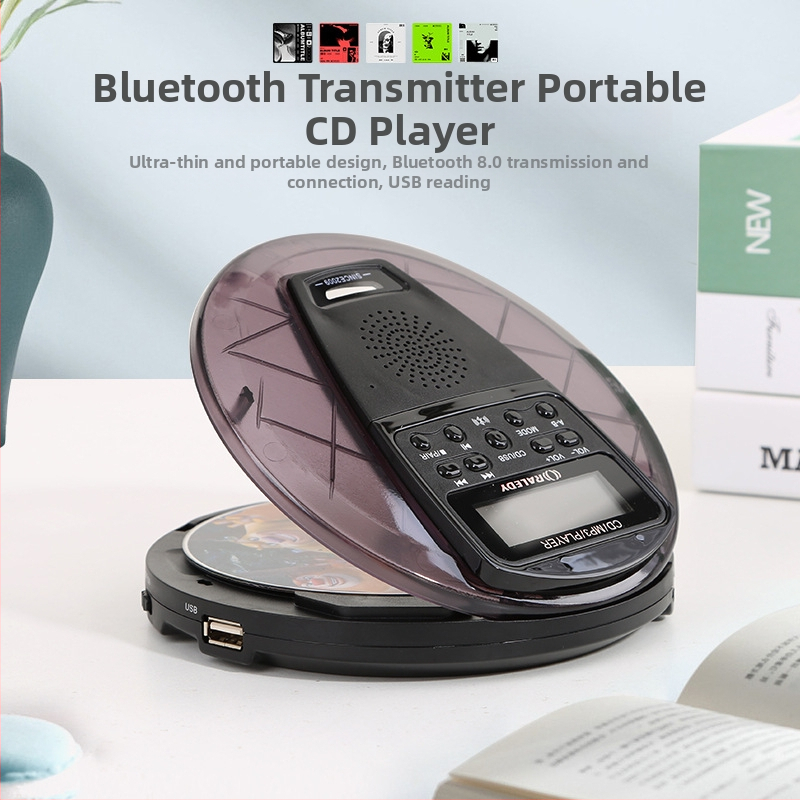 RALEDY Grady 391 Prenosný CD prehrávač s MP3 prehrávaním, USB diskom a Bluetooth vysielačom