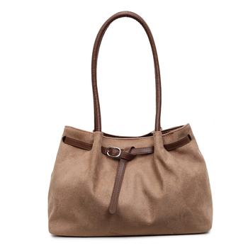 Nubuk tote torba velikog kapaciteta, gradski stil, za nošenje na rame, svakodnevna upotreba