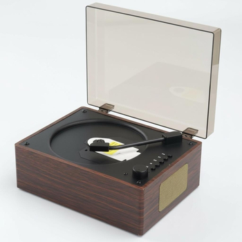 Ретро CD плеър с дървен модел, Bluetooth говорител, преносим, за ученици, англоезиков повторител