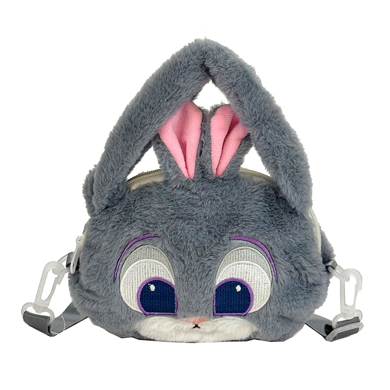 Plišana torbica za rame Zootopia Nick i Judy – karikatura, moderna ženska torba