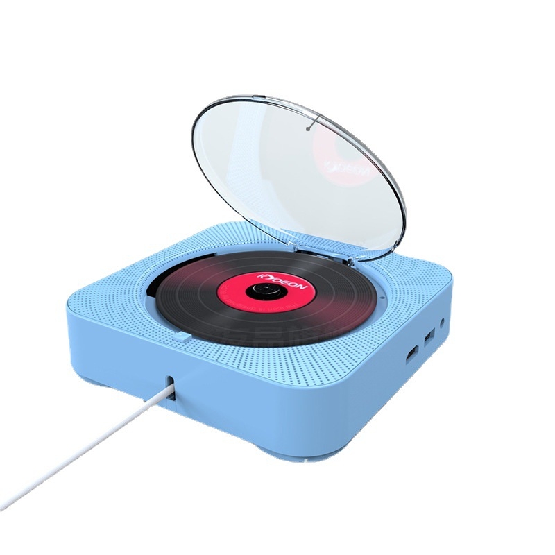 Стенен CD плеър с Bluetooth, повторно възпроизвеждане на албуми, минималистичен Инстаграм стил, CD/DVD плеър