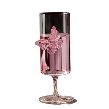Ceainic în stil Song, model fluture, din sticlă transparentă, borosilicat înalt, pentru ceai verde