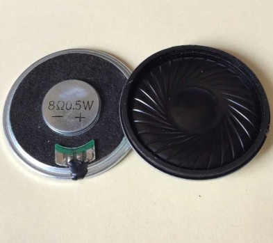 36 mm unutarnji magnetski tanki zvučnik, 0.5 W, 8 Ω za pametne kućne sustave