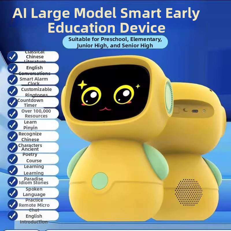 Nové vzdelávacie zariadenie pre deti s dotykovou obrazovkou, Wi-Fi inteligentný budík a AI konverzačný robot