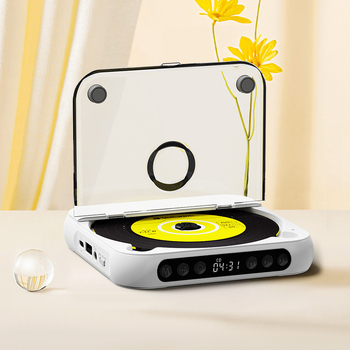 Домашен Bluetooth мини портативен CD плеър с MP3 възпроизвеждане и функция за обучение и повторение
