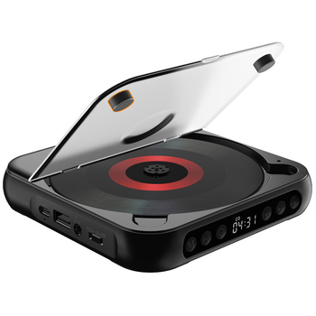 Домашен Bluetooth мини портативен CD плеър с MP3 възпроизвеждане и функция за обучение и повторение