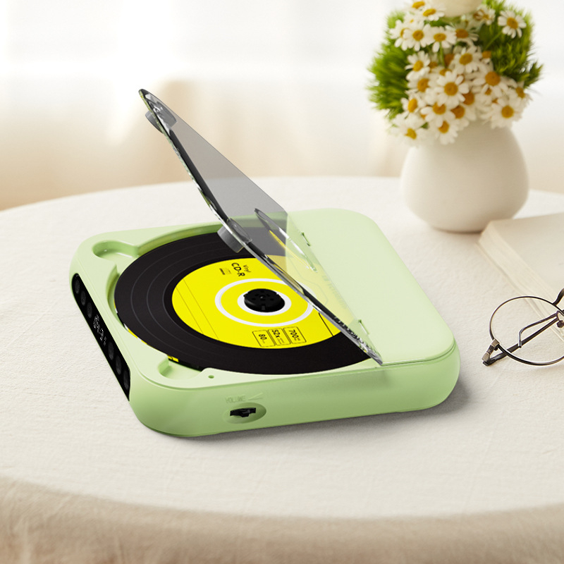 Домашен Bluetooth мини портативен CD плеър с MP3 възпроизвеждане и функция за обучение и повторение