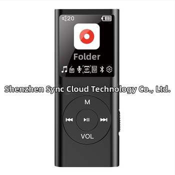 MP4 prehrávač s Bluetooth MP3, 1,44-palcový farebný displej, prenosný s vonkajším reproduktorom a slotom pre TF kartu