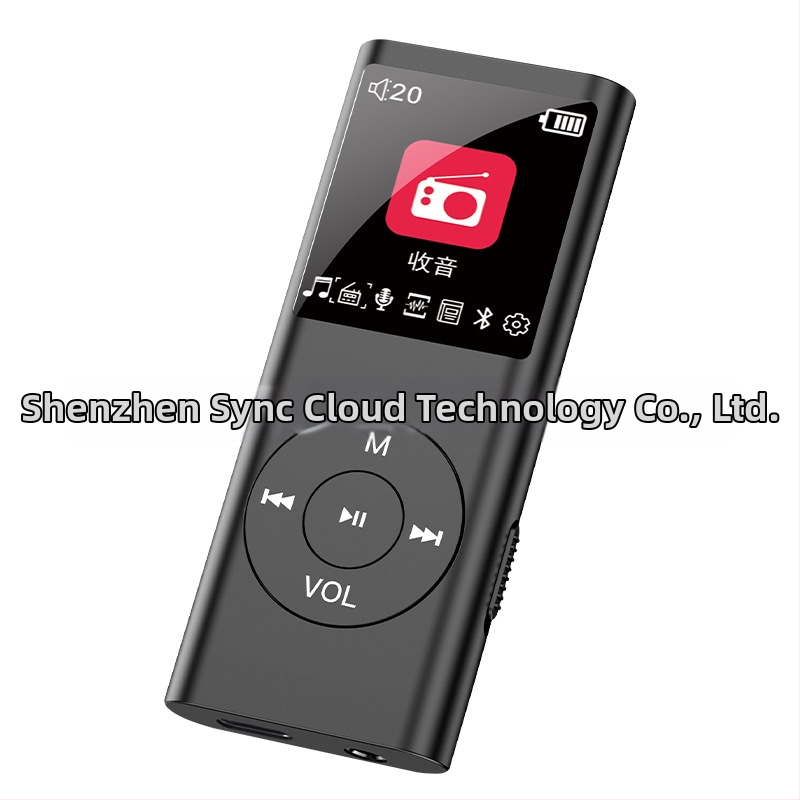 MP4 prehrávač s Bluetooth MP3, 1,44-palcový farebný displej, prenosný s vonkajším reproduktorom a slotom pre TF kartu