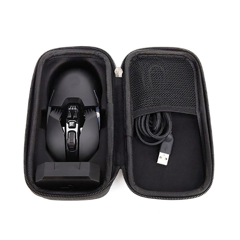 Geantă EVA pentru depozitare mouse gaming – husă cu fermoar, portabilă, antișoc pentru mouse, încărcător și înregistrator