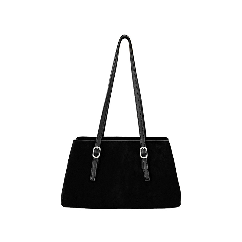 Retro velur tote torba za jesen-zimu, velika kapacitet, ženska torba za svakodnevnu upotrebu
