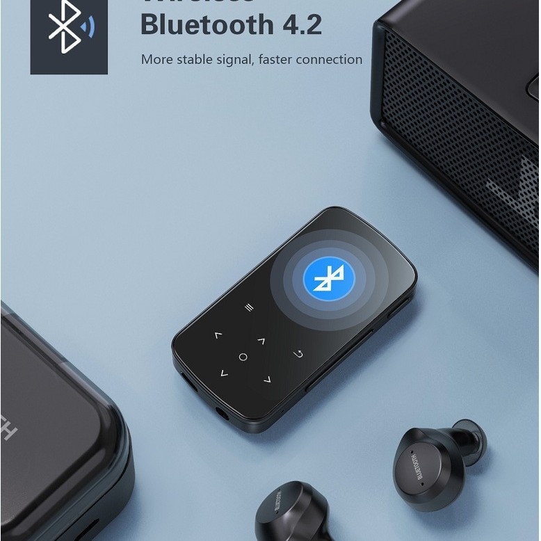 32GB hordozható MP3/MP4 lejátszó 2 hüvelykes színes kijelzővel, ultra vékony sportos stílus, ideális diákoknak, rádió, videó, Bluetooth, ébresztő és naptár