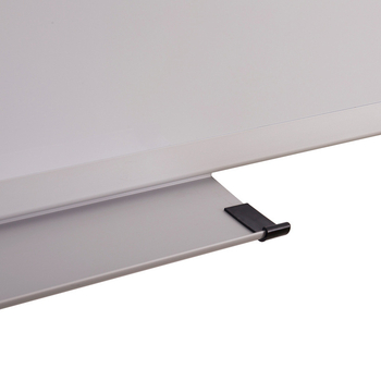 Deli 7852 Tablă magnetică albă 600x400, montabilă pe perete, față simplă, pentru predare și note