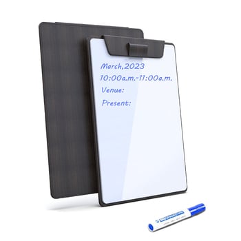Panou de scriere din sticlă temperată PU, birou, portabil, ștergibil