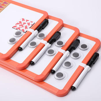 Tablă albă suspendată pentru uz casnic și în clasă, set compact cu tablă albă și tablă neagră mică, față unică, pentru predare, instruire și întâlniri