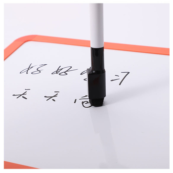 Tablă albă suspendată pentru uz casnic și în clasă, set compact cu tablă albă și tablă neagră mică, față unică, pentru predare, instruire și întâlniri
