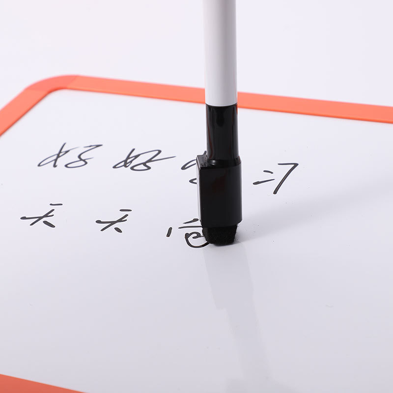Tablă albă suspendată pentru uz casnic și în clasă, set compact cu tablă albă și tablă neagră mică, față unică, pentru predare, instruire și întâlniri