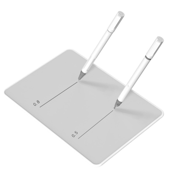 Tablă magnetică albă A4/A5 — parțial ștergibilă, fără ramă, tablă de mesaje cu text negru pe fond alb