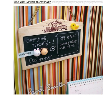 Tablă mică din lemn magnetică, cu două fețe, pentru notițe, design artistic