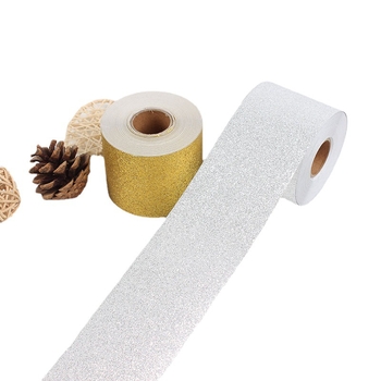 Hârtie margine cu glitter pentru panouri de anunțuri și table albe, material de afișaj, 7,5 cm x 20 m