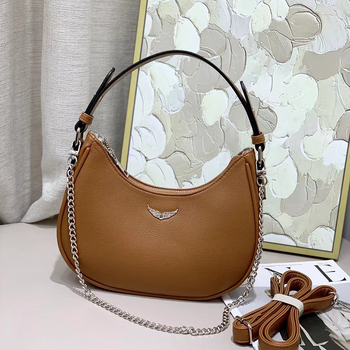 ZV Ženska torba s nitima i krilom, lančani remen za rameni ili crossbody, mala kvadratna večernja torba u obliku polumjeseca, svakodnevna i svestrana
