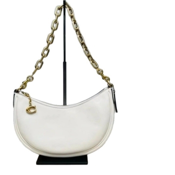 Koujia Mira luksuzna ženska torbica s otiskom kočije, lančani remen preko jednog ramena, oblik polumjeseca, mala crossbody torbica