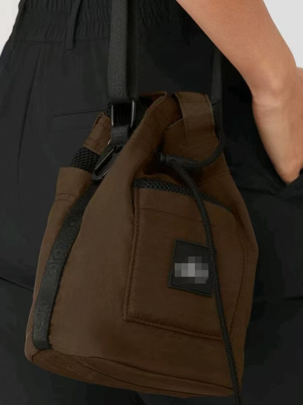 Platnena sport crossbody torba, unisex, za jogu i putovanja, kompaktna torba sa zatvaračem