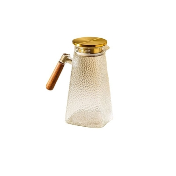 Sticlă de apă rece din sticlă borosilicată, rezistentă la căldură, stil european, inspirație daneză, sticlă îngroșată