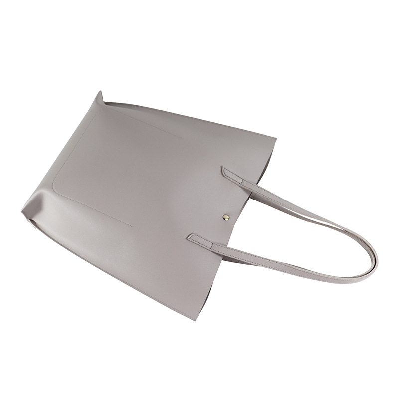 PU kožna tote torba visokog kvaliteta, minimalistički stil, ženska torba s korejskim prizvukom, velika kapaciteta, elegantna dnevna torba.