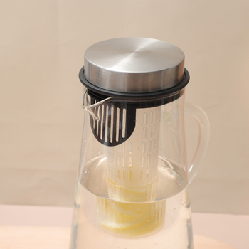 Sticlă de apă rece pentru infuzie la rece, utilizare casnică, capacitate mare, cu filtru, rezistentă la temperaturi înalte