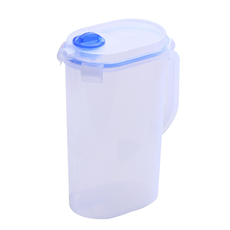 Sticlă din plastic pentru cafea rece și infuzie de ceai, pentru uz casnic, cu capac etanș și model glaciar, pentru apă rece și sucuri.