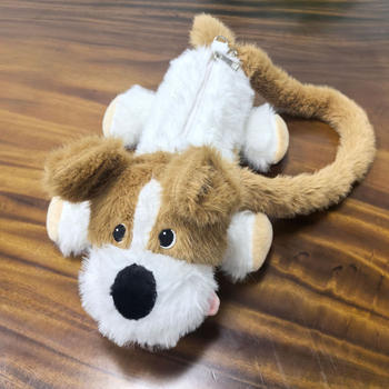 Pliš torbica preko ramena s motivom Shiba Inu, crtani dizajn, mini torbica za telefon za djevojke