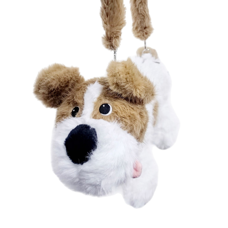 Pliš torbica preko ramena s motivom Shiba Inu, crtani dizajn, mini torbica za telefon za djevojke