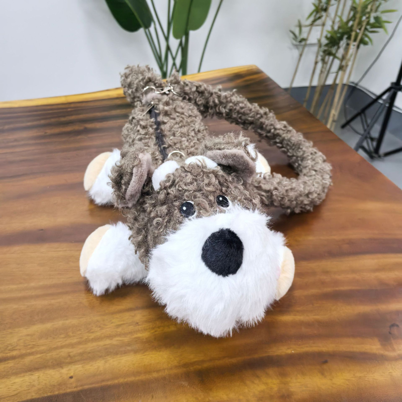 Pliš torbica preko ramena s motivom Shiba Inu, crtani dizajn, mini torbica za telefon za djevojke