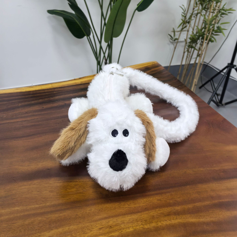 Pliš torbica preko ramena s motivom Shiba Inu, crtani dizajn, mini torbica za telefon za djevojke