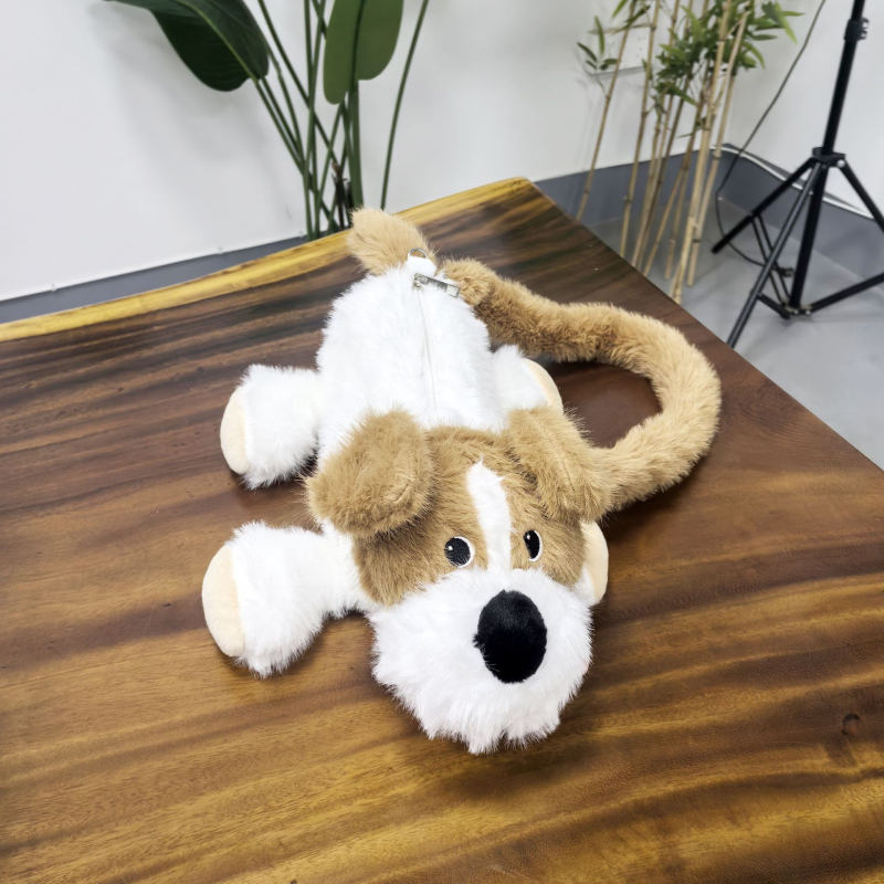 Pliš torbica preko ramena s motivom Shiba Inu, crtani dizajn, mini torbica za telefon za djevojke