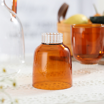 Set de băuturi din sticlă, stil european modern, eco-friendly — pahare rezistente la temperatură pentru suc, set de pahare și cană pentru apă rece, pentru băuturi reci