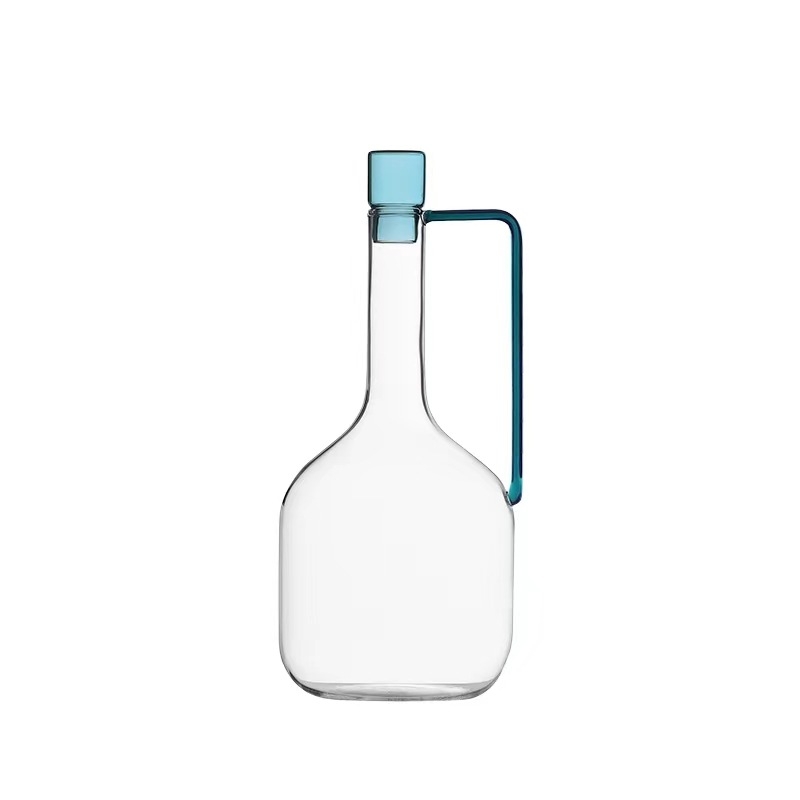 Set de băuturi din sticlă, stil european modern, eco-friendly — pahare rezistente la temperatură pentru suc, set de pahare și cană pentru apă rece, pentru băuturi reci