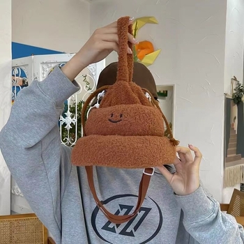 Poop Gift plišna torbica s vezicom Biuiu 2023 zima, sladak novi stil, ženska crossbody torba