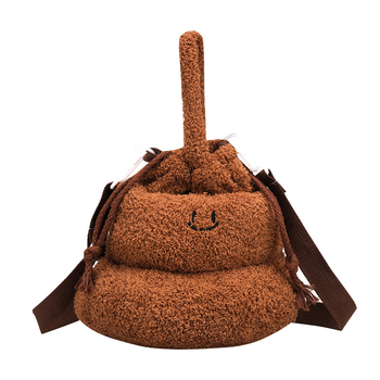 Poop Gift plišna torbica s vezicom Biuiu 2023 zima, sladak novi stil, ženska crossbody torba