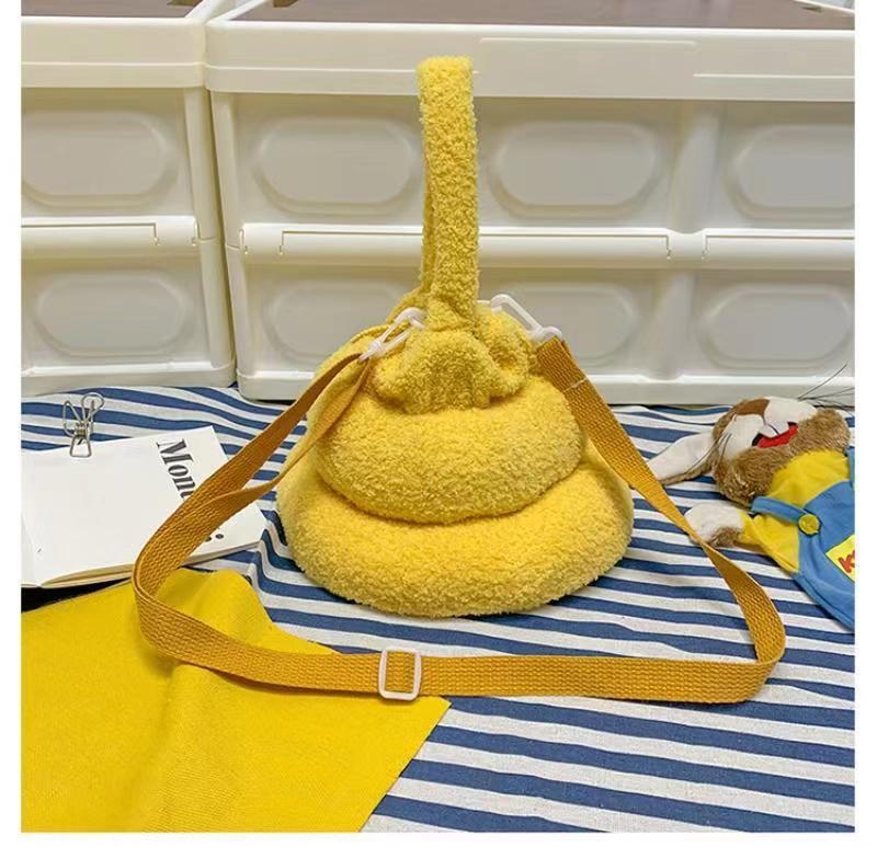 Poop Gift plišna torbica s vezicom Biuiu 2023 zima, sladak novi stil, ženska crossbody torba