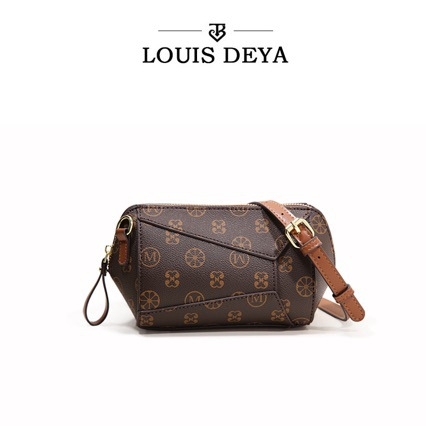 Ženska mini crossbody torba s printom, kvadratnog oblika, PU koža, zatvarač, 2025 nova verzija