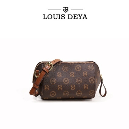 Ženska mini crossbody torba s printom, kvadratnog oblika, PU koža, zatvarač, 2025 nova verzija